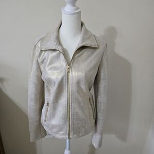 Marc New York Gold Shimmer Jacket Size Small.